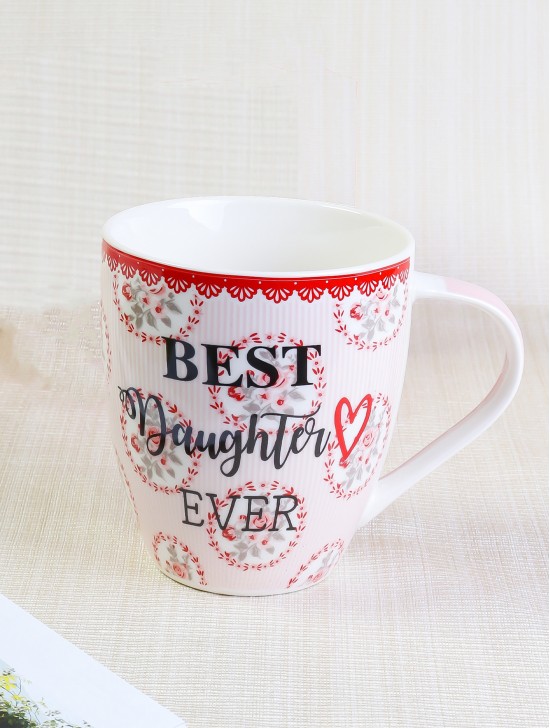 "Best Daughter Ever" Porcelain Mug With Gift Box